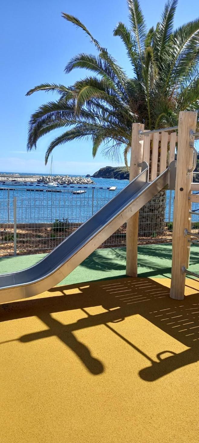 Appart F3 A 150 M De La Plage Avec Parking Prive Cerbere Exterior photo